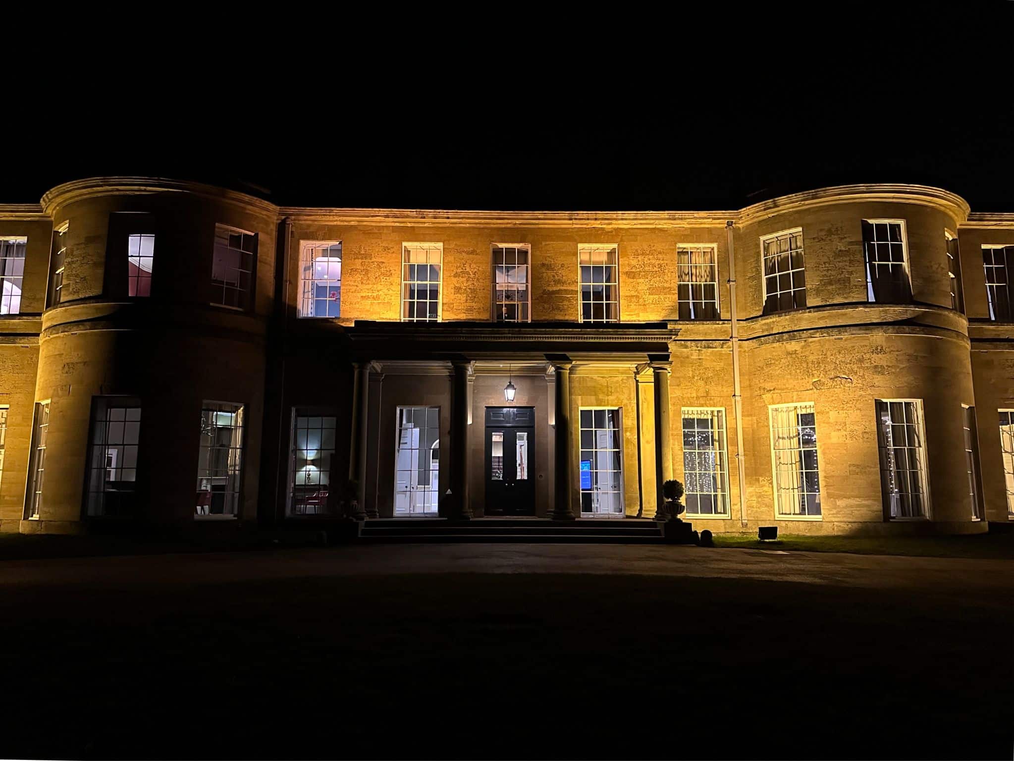 Rudding Park at night