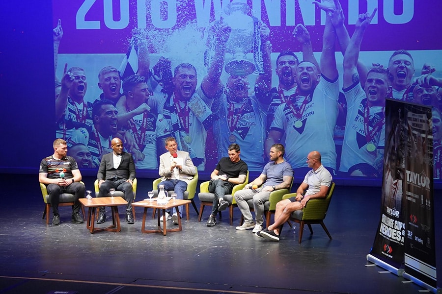 Richard Graves hosting an Ellery Hanley event