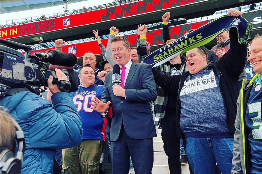 Richard Graves - NFL Network - Frankfurt Germany